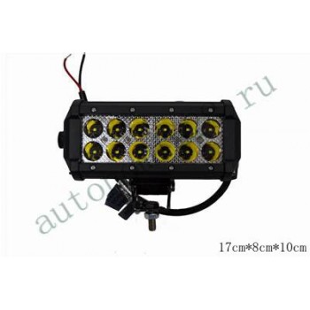 LED балка двухрядная 36W, 7,5"